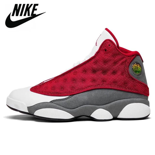 Original Nike Air Jordan Retro 13 hombres zapatos de baloncesto híper roja real Flint zapatos deportivos al aire 40 46|Calzado de baloncesto| - AliExpress