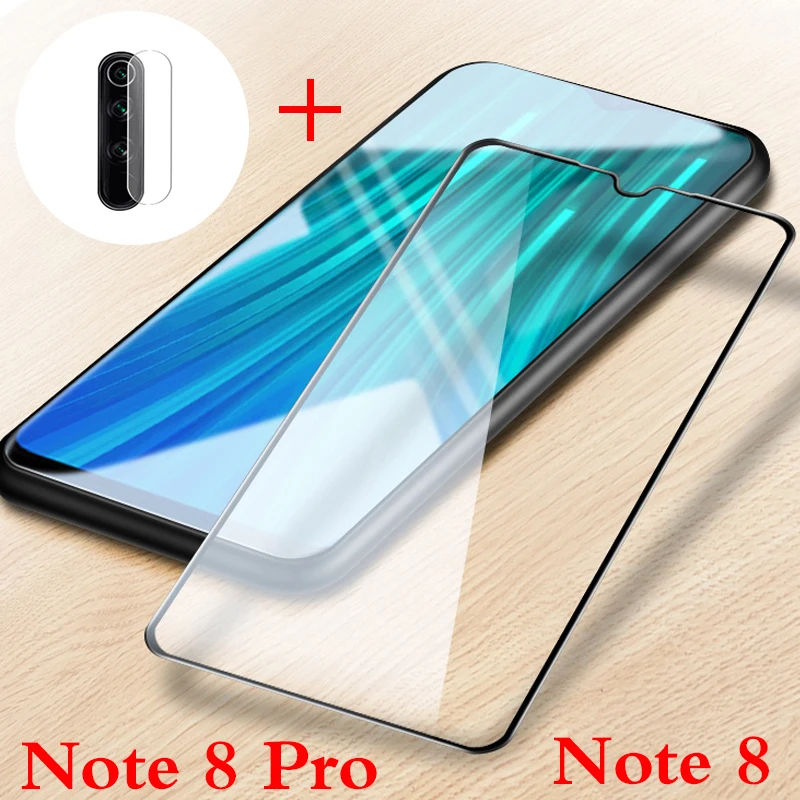 2-в-1 закаленное Стекло для Xiaomi redmi note 8 7 pro Note8 Note7 Камера мобильный Экран защитная