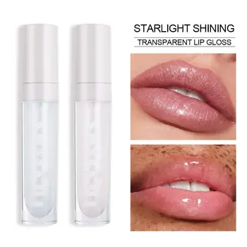 

Long-Lasting Gloss Moisturizing Lip Glaze Glass Pearlescent Glitter Lipstick Colorless Lip Moisture Lip Balm Moisturizing TSLM1