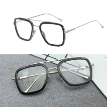 Роскошные модные Мстители Tony Stark стиль для wo мужские солнцезащитные очки квадратный фирменный дизайн солнцезащитные очки ретро мужские Железный человек Человек-паук