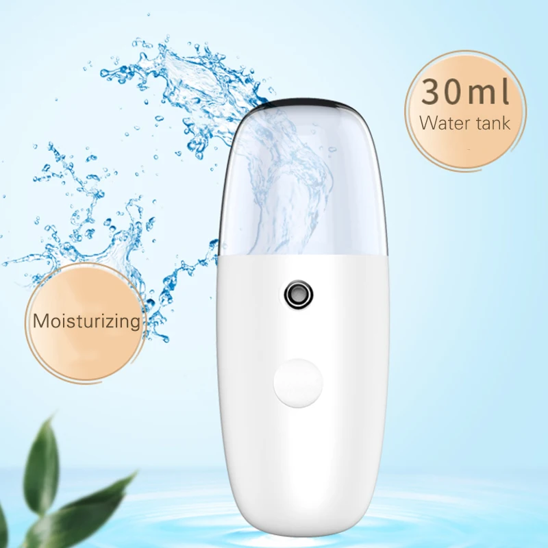 Humidifier Nebulizer Face Sprayer Fashion Mini USB Charge Nano Hair Body Women Hydrating Tools Facial Beauty Skin Care Mist