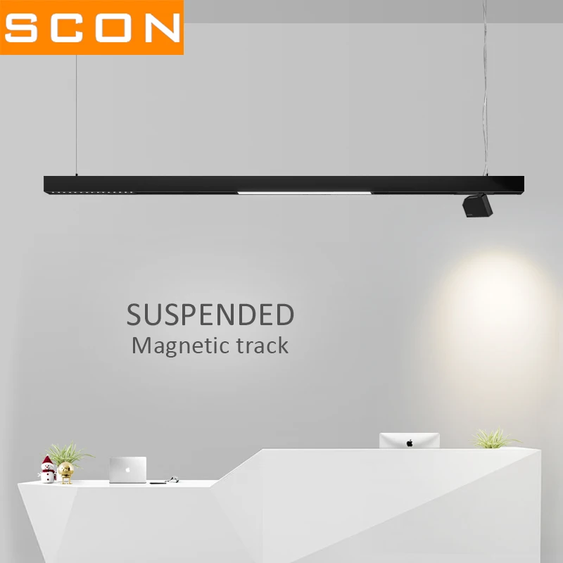 PROD 33020189749 SCON The Running Magnet Professional Lamps 24V Channel
LED Suspension Magnetic Track Light SC-XTD030