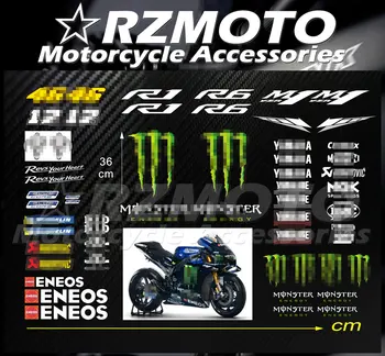 

Fit For YAMAHA Sticker R1 R6 R15 R3 R25 TMAX530 MT09 MT10 WSBK Logo Decal Motorcycle Car Wheel Fairing Racing RZMOTO