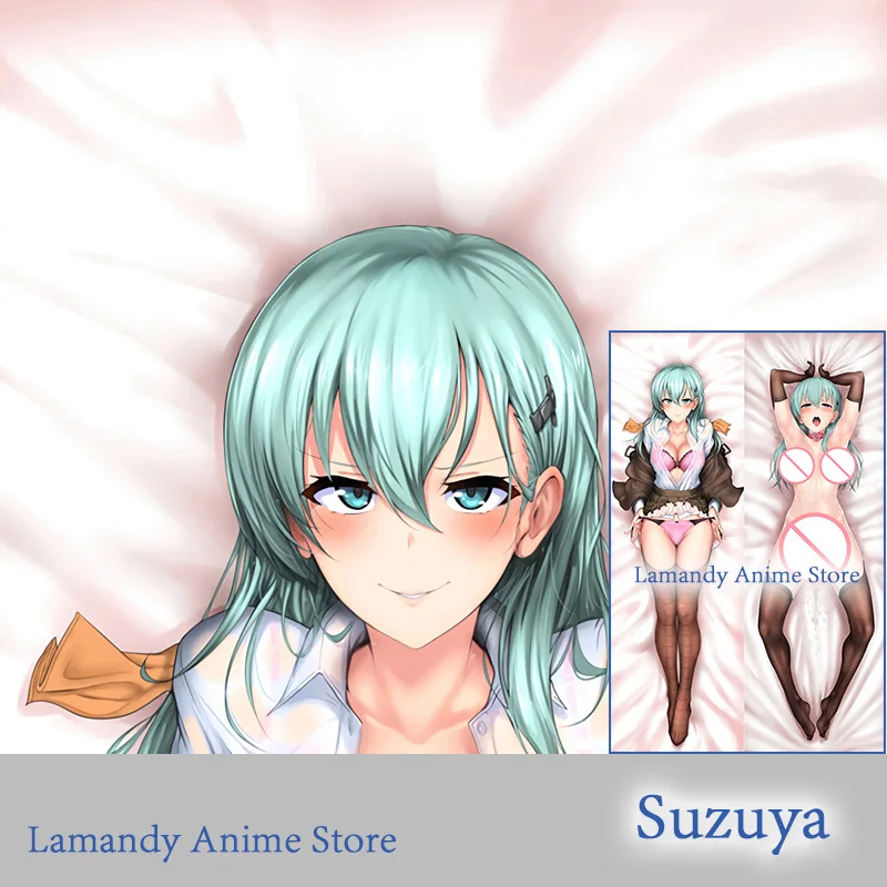 

Dakimakura Anime Suzuya Kantai Collection Double Sided Print Pillowcase Life Size Body Pillow Cover