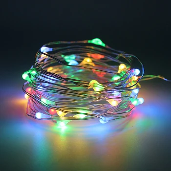 

5M LED String Light USB 5V Sliver Wire Waterproof Lighting Strings Fairy Lights for Christmas Wedding Decorations