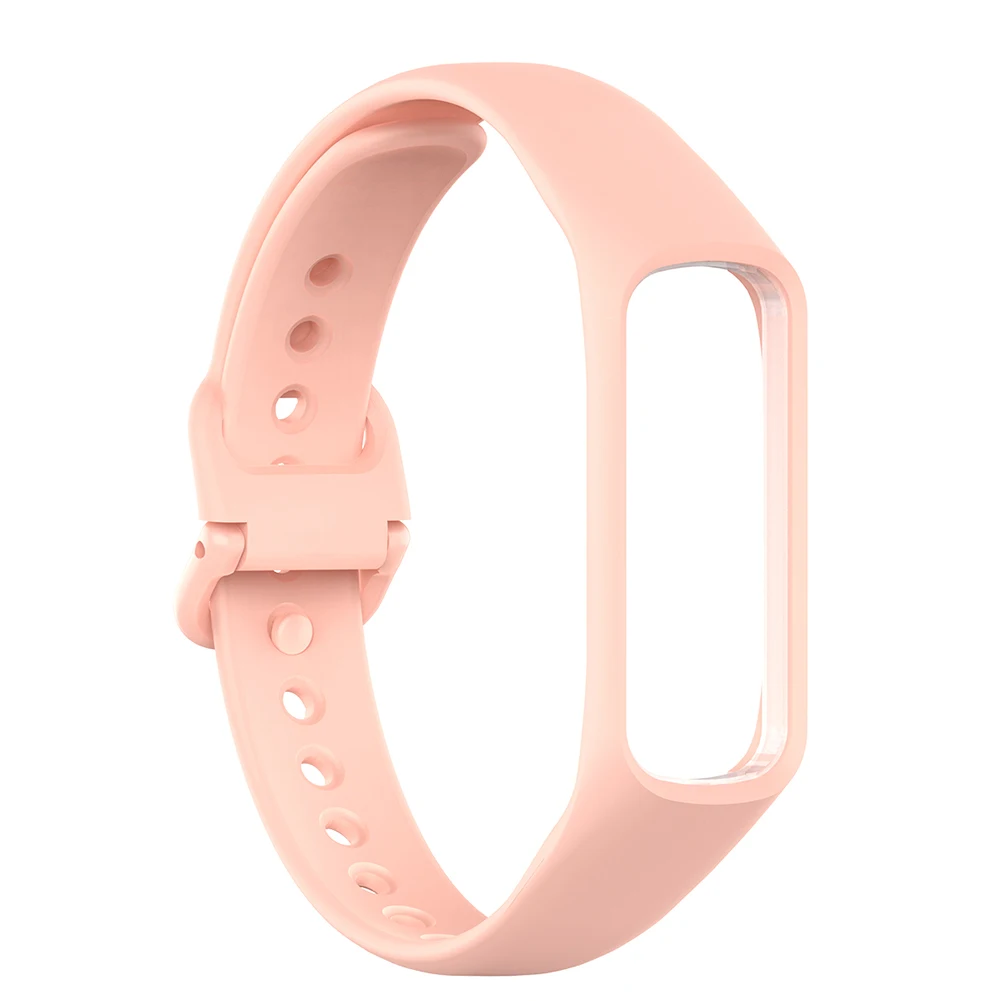 Силиконовый ремешок для samsung Galaxy Fit-e/R375 Смарт-часы ремешок для умного браслета Ремешок Шагомер фитнес-трекер Браслет ремешок - Цвет: Pink 06