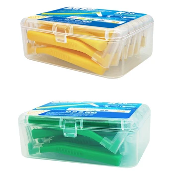 

ABVP ASUS 40 Pcs L Shape Push-Pull Interdental Brush Oral Care Teeth Whitening Dental Tooth Pick Tooth Orthodontic Toothpick Too