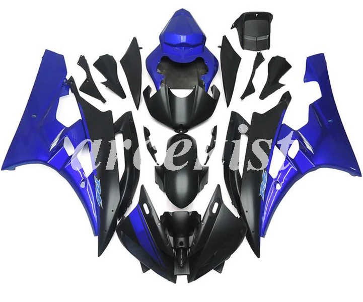 New ABS Injection Mold Motorcycle Full Fairings Kit Fit for YAMAHA YZF-R6 2006 2007 R6 06 07 Custom Blue black | Автомобили и