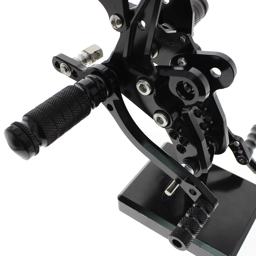 Для Suzuki HAYABUSA 1999- 2000 2001 2002 2003 мотоцикл подножки Алюминий Rearset сзади набор подножек подставки для ног