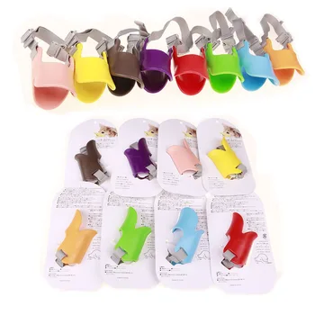 

Dog Teddy Silicone Duckbilled Sleeve Medium and Small Dog Mouth Cover Anti-Bite People's Defense Eating and Bark
