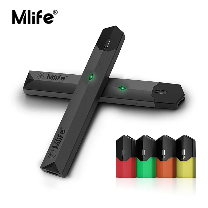 Оригинальные Mlife M9 Pod System Device 1 0 мл CBD SaltNic E juice керамический атомайзер электронная