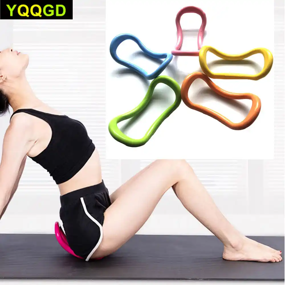 1個ヨガリング ピラティスリングエクササイズフィットネス ふくらはぎのマッサージ ピラティスフィットネスサークルトレーニングレジスタンスサポートツール ボディ整形マッサージ機器 Aliexpress