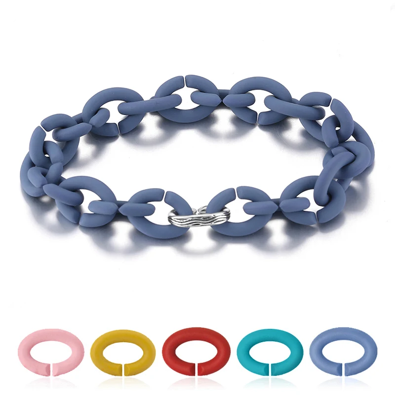 

10 Style Fashion Simple Women Men Bracelets Bangles Hard Rubber X Bracelets With 925 Silver Charm Bead Jewelry Accessories Gift