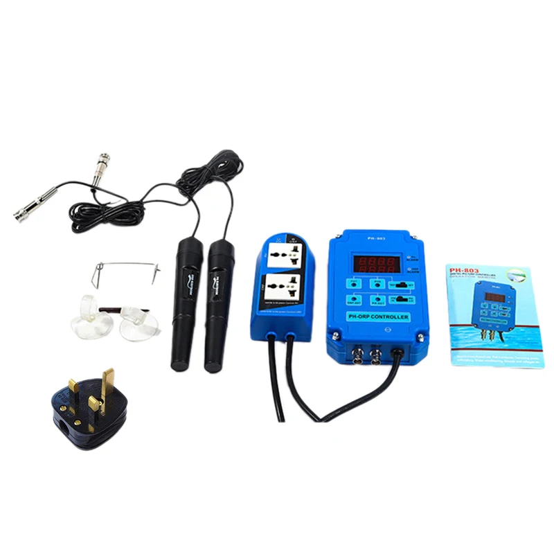 

Digital PH ORP 2 in 1 Controller Monitor W/ Output Power Relay Control Electrode Probe BNC Water Meter Continuous Measurement Ki