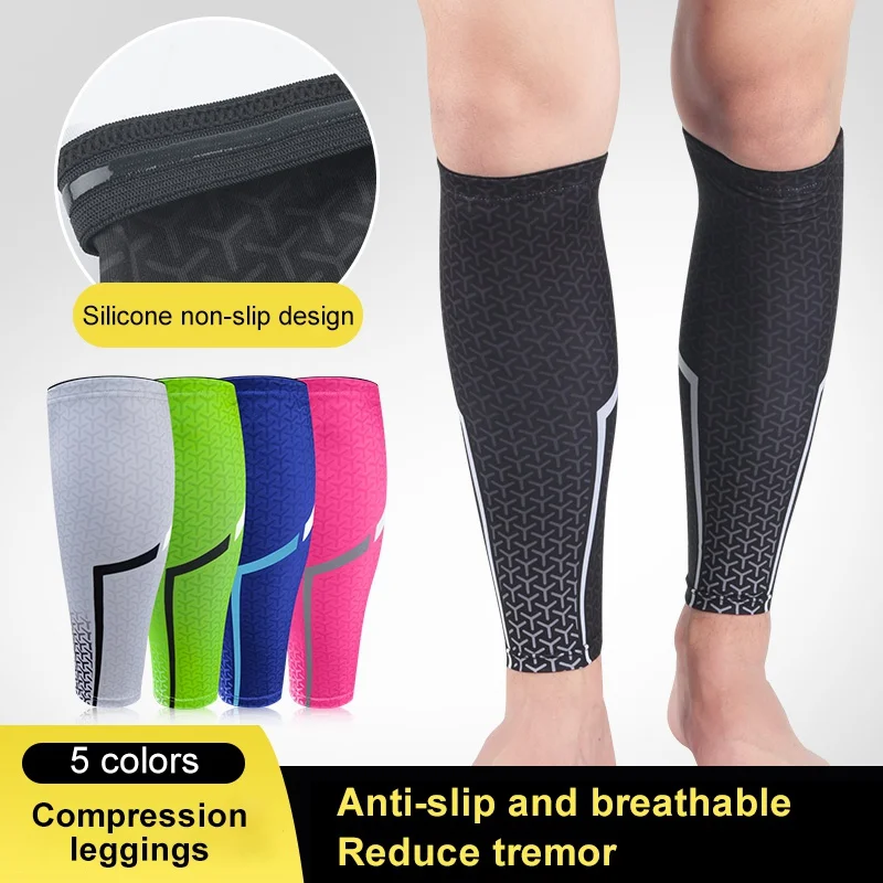 1pc Compression Calf Leg Sleeve Sport Basketball Volleyball Elastic Leg
