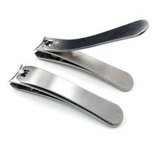 Большие изогнутые кусачки для ногтей, профессиональные ножницы из нержавеющей стали для маникюра и маникюра