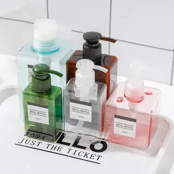 

100/150/250/280/450ml Empty Shampoo Lotion Shower Gel Pump Bottle Dispenser Leakage-proof Shower Gel Bottle Storage Container