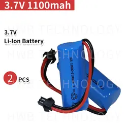 2 шт. 3,7 в 1100 мАч пульт дистанционного управления самолет с дистанционным управлением Вертолет оптовая продажа цилиндрические литиевые