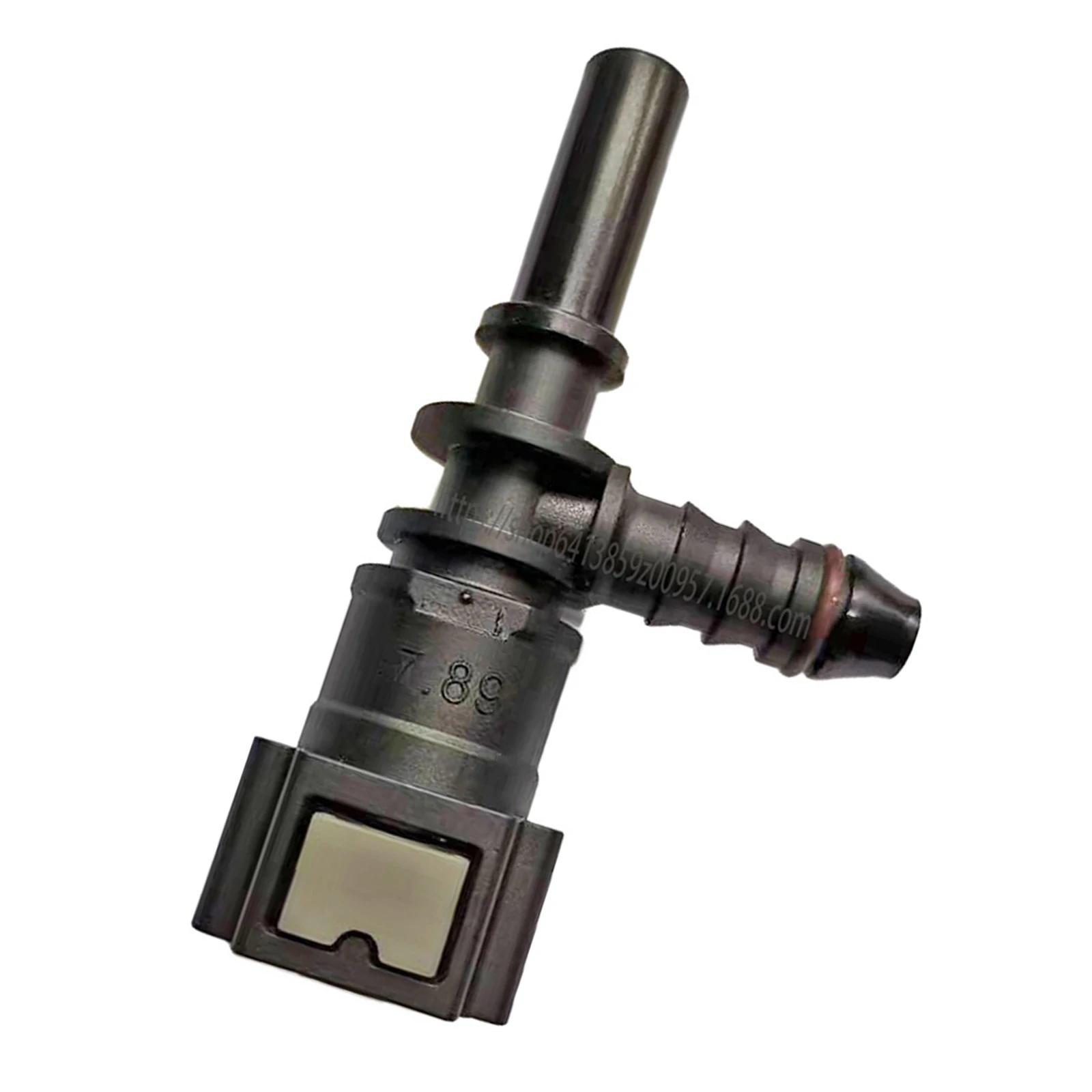 7.89 ID6 Auto Car Fuel Line Bundy Tee Hose Coupler Nylon Motorcycle Hose Coupler Quick Release Connect Connector Car Accessories