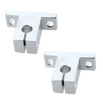 

New 2Pcs SK8 8mm Linear Rail Shaft Clamping Guide Support for XYZ Table