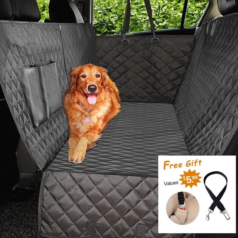 

New Dog Car Seat Cover Car Travel Pet Dog Carrier Car Bench Seat Cover Waterproof Pet Hammock Mat Cushion Protector