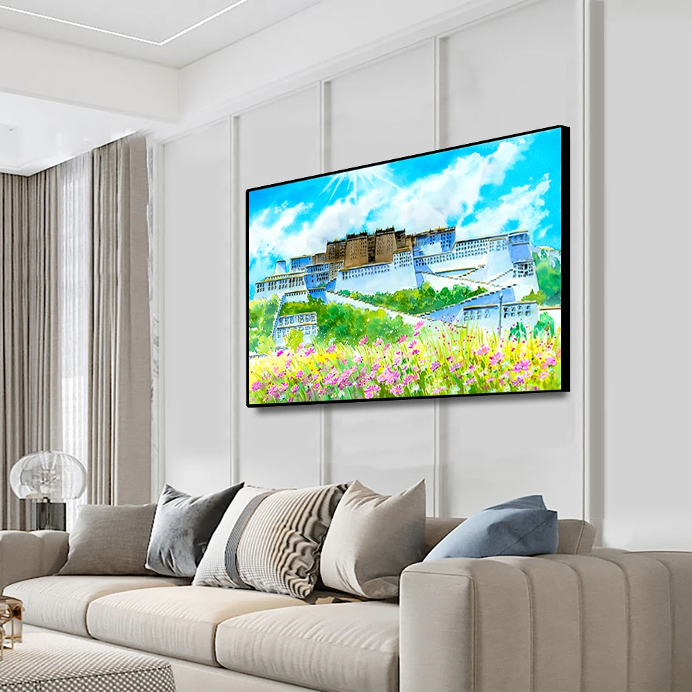 Famous Oil Castle Picture Wall Art Poster Print Canvas Painting Calligraphy Wall Picture for Living Room Bedroom Home Decor Famous Oil Castle Picture Wall Art Poster Print Canvas Painting Calligraphy Wall Picture for Living Room Bedroom Home Decor