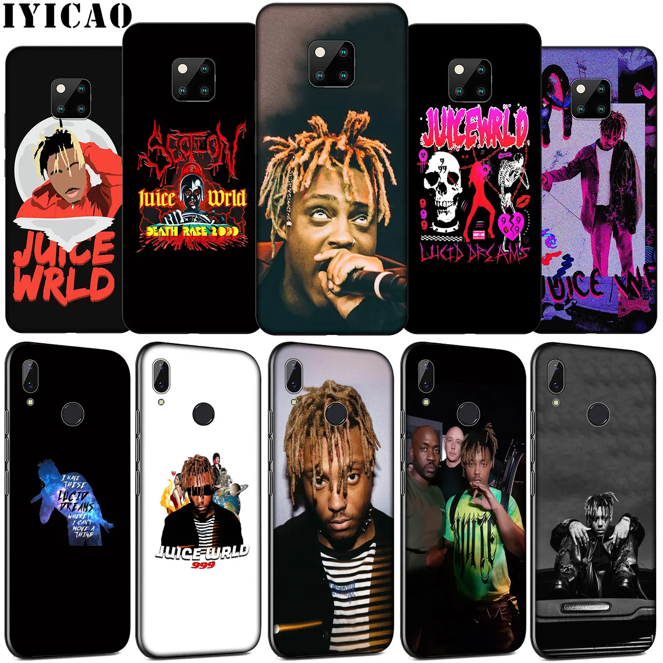 Мягкий силиконовый чехол для телефона Juice WRLD Death Race For Love Huawei Mate 30 20 10 Pro Nova 5i 4 3 3i 2i 2