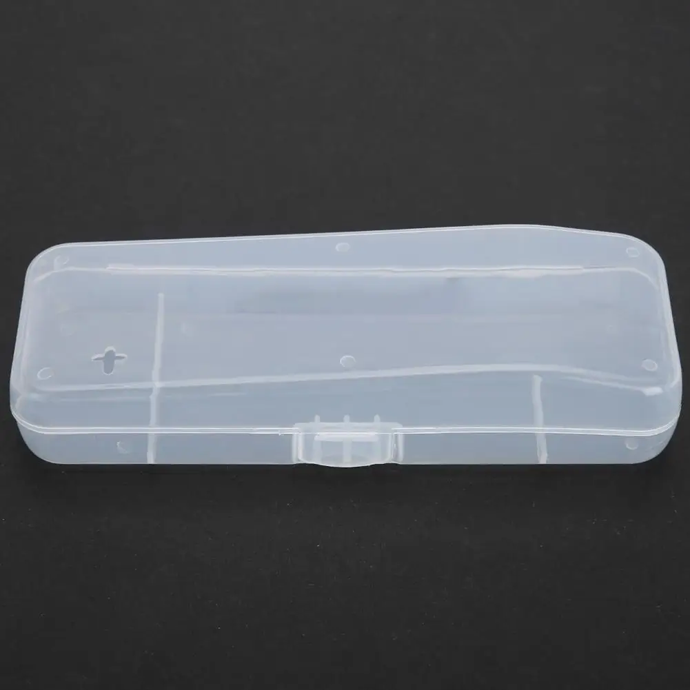 Портативная походная бритва пластиковая прозрачная коробка для хранения чехол с крышкой маленький пластиковый ящик для защиты бритвы