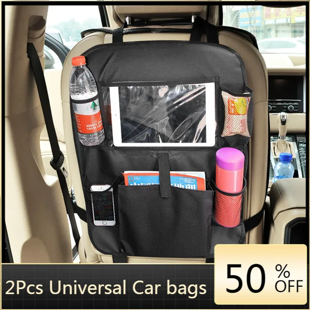 Universal Multi Pocket Car Storage Back Seat Organizer Holder Convenient Waterproof Travel Bag Stowing Tidying Car