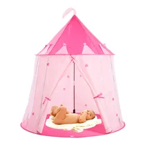 Детская палатка со звездами, розовая игрушка, игровой домик, Монгольская Юрта, Крытый морской шар, мультяшная принцесса, москитная сетка
