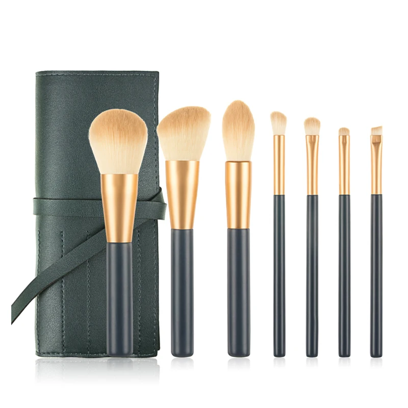 

7Pcs Makeup Brushes Set Professional Powder Foundation Eyeshadow Make Up Brushes Cosmetics Soft Synthetic Hair