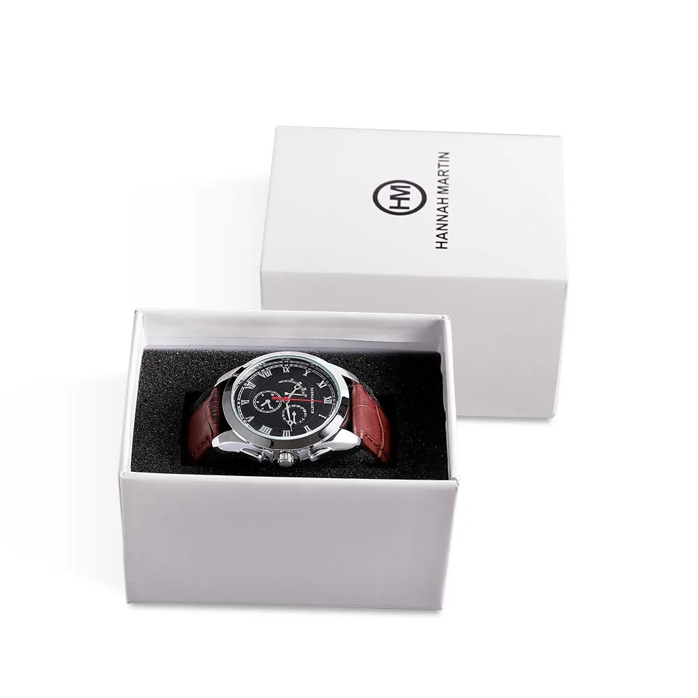 

Men Sports Watch Box White Box Carton Send Gift Box Gift Box with Logo Gift Box