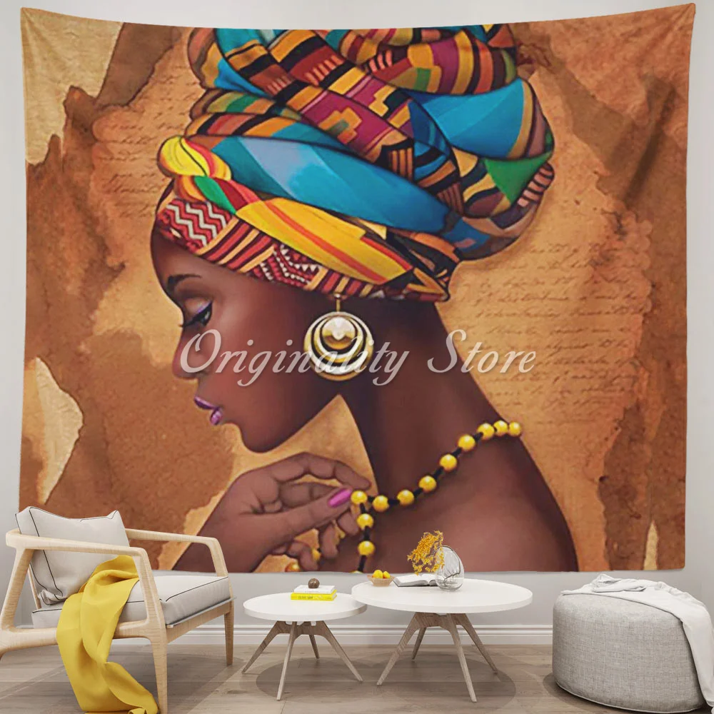 

Tapestry Art Girls Traditional African Women Black