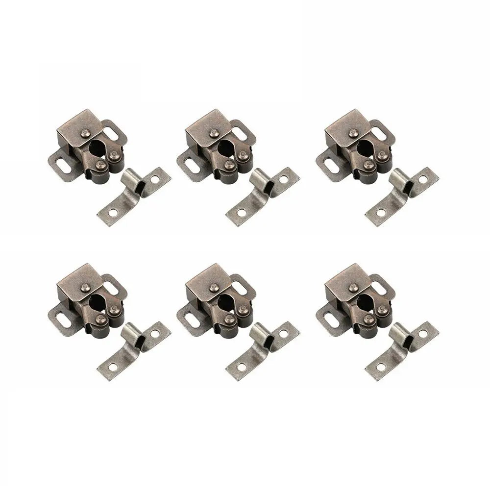 5/10pcs Vintage Double Roller Catch Cupboard Door Closet Latch
