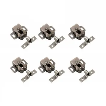 

5/10pcs Vintage Double Roller Catch Cupboard Cabinet Door Closet Latch Catch Home Hardware Latch Tool