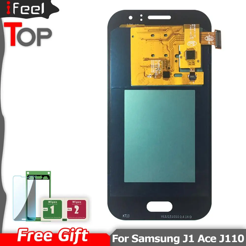 Super AMOLED ЖК дисплей для Samsung Galaxy J1 Ace J110 SM-J110F J110H J110FM ЖК-дисплей сенсорный экран