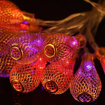 

led string LED Metal Drip String Lights Patio Wedding Party Christmas light