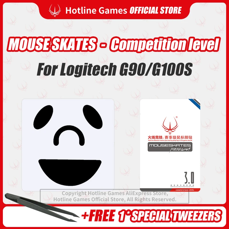 Игровая мышь Hotline Games 3 0 игровая для Logitech G100S гладкие прочные скользящие накладки