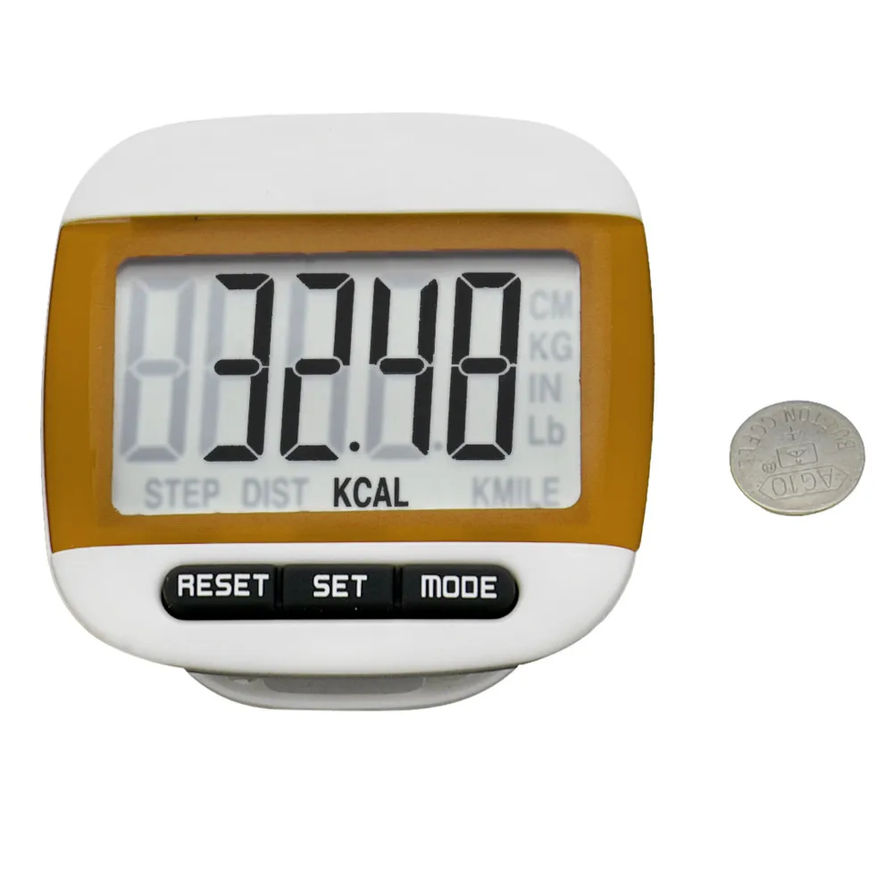 HIINST LCD Digital Step Pedometer Walking Calorie Counter Distance Run Belt Clip New Smart Health Fitness Sport Pedometer 319