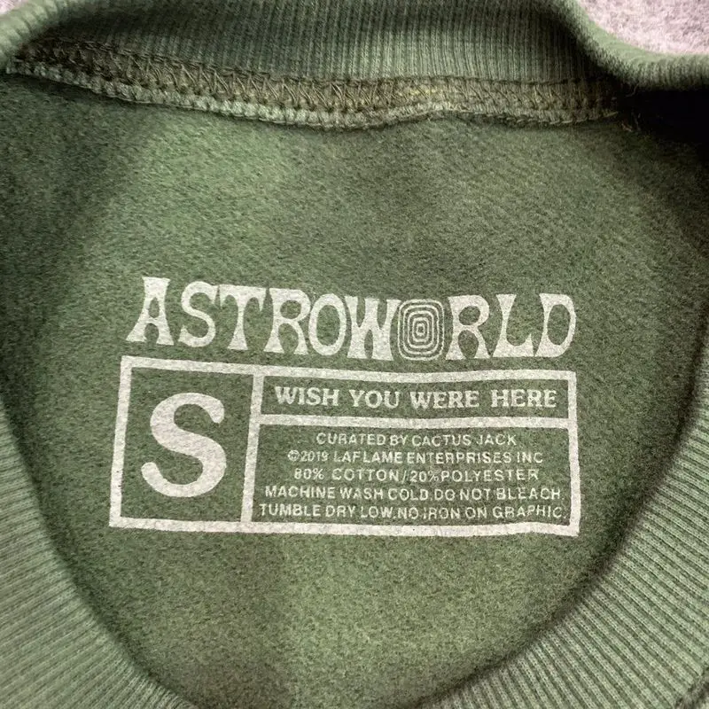Трэвиса Скотта Тур Astroworld толстовки для мужчин и женщин прыгающий медведь 1:1 высокое качество Трэвиса Скотта Astroworld пуловеры astroworld