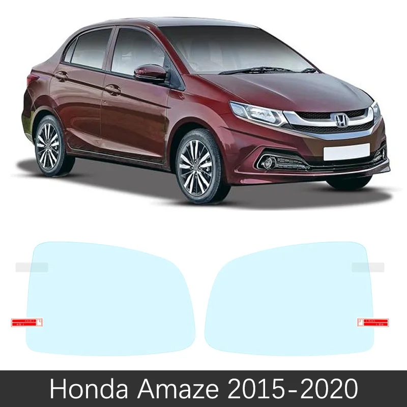Для Honda Brio Amaze Brio Сатья RS~ полное покрытие Зеркало заднего вида непромокаемые Анти-противотуманная пленка аксессуары - Название цвета: Amaze 2015-2020