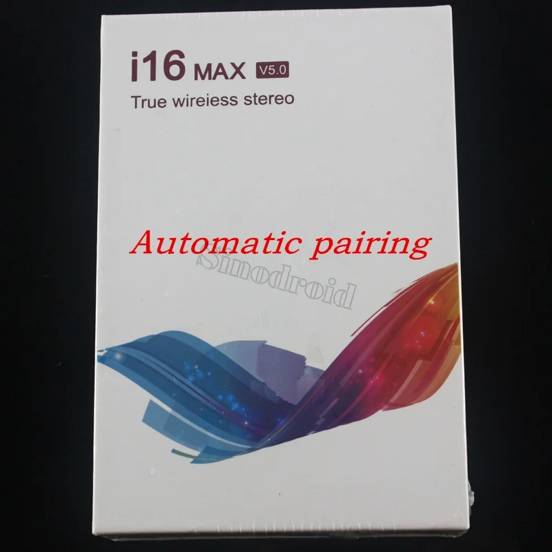 50 шт./лот i16 Max Bluetooth V5.0 TWS наушники всплывающее окно гарнитуры Автоматическое Сопряжение беспроводные стерео мини наушники сенсорное управление