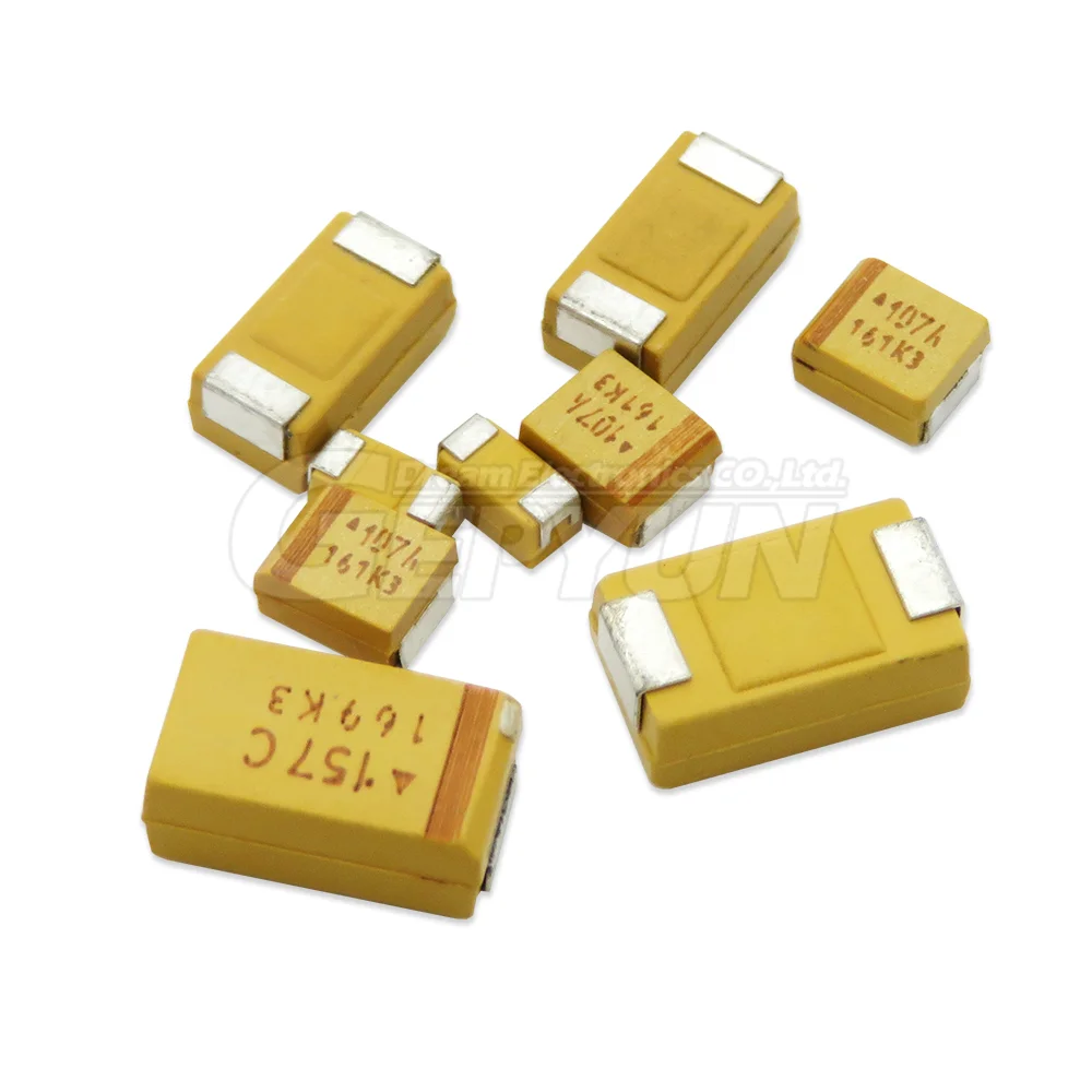 SMD Tantalum Capacitor 476 106 6.3V 10V 16V 25V 35V 0.33/0.47/2.2/3.3/10/22/33/47/100/150/220/330/470 UF 10pcs
