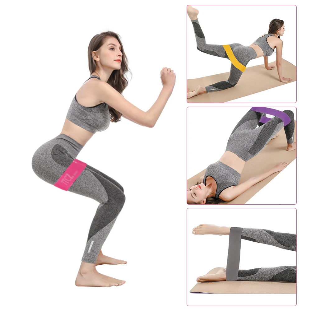

Unisex Booty Band Hip Circle Loop Resistance Band Workout Exercise for Legs Thigh Glute Butt Squat Bands Non-slip Design Strap