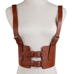 Wide Leather Stretch Corset Abdomen belt Women Slimming Body Shapping Cummerbunds Gothic Punk Style Suspender Strappy Waistband