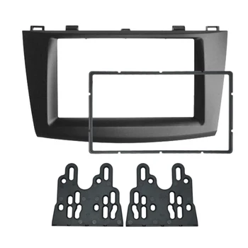 

Car Radio Fascia Trim Kit, 9 Inch 2 Din DVD Frame Install Kit for MAZDA 3 2010-2013 Stereo Panel Dash Mount Black