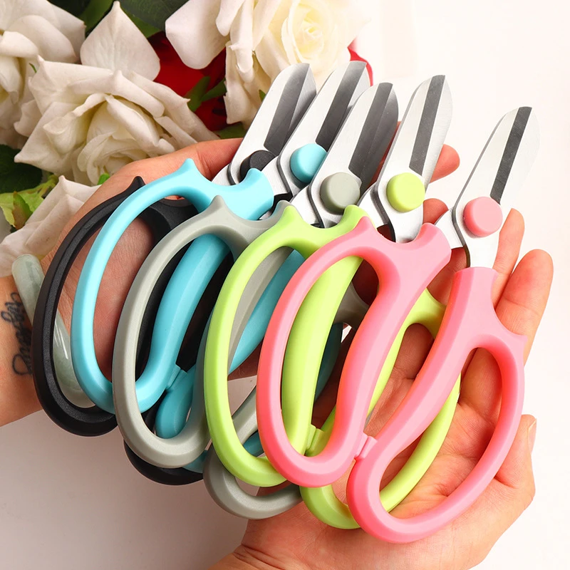 Garden Scissors Floral Shears Professional Flower Scissor  Comfortable Grip Handle Pruning Shear