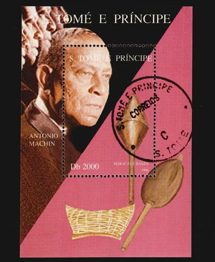 

Sao Tome and Principe Antonio MACHIN1996 Post Stamps Postage Collection