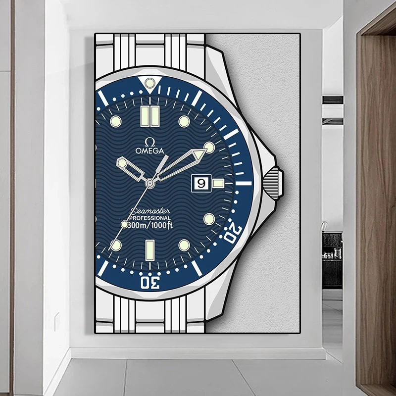 

Cool Men's Mechanical Watches Postes and Printings Chronograph Wall Art Pictures Home Decor Canvas Paintings For Living Room