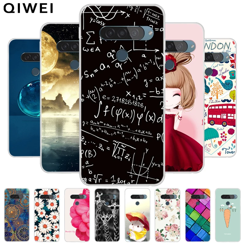 

For LG G8s ThinQ Case Cover Cartoon Print Silicone Soft TPU Back Cover For LG G8S ThinQ G8 S G 8S Phone Cases Slim Fundas 6.2''